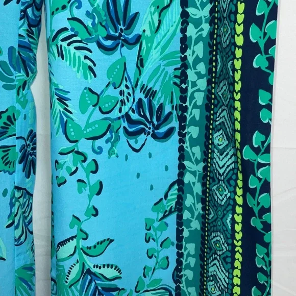 NWT Lilly Pulitzer Bal Harbour Palazzo Pants Plant One On You Size Medium 32x33 - Picture 5 of 8